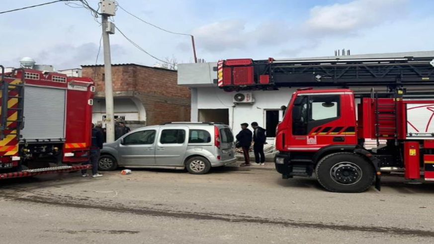 Mardin'de evde piknik tüpü patladı