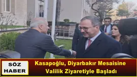 Kasapoğlu, Diyarbakır Mesaisine  Valilik Ziyaretiyle Başladı